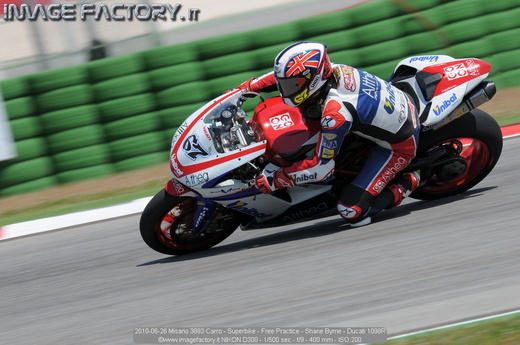 2010-06-26 Misano 3893 Carro - Superbike - Free Practice - Shane Byrne - Ducati 1098R